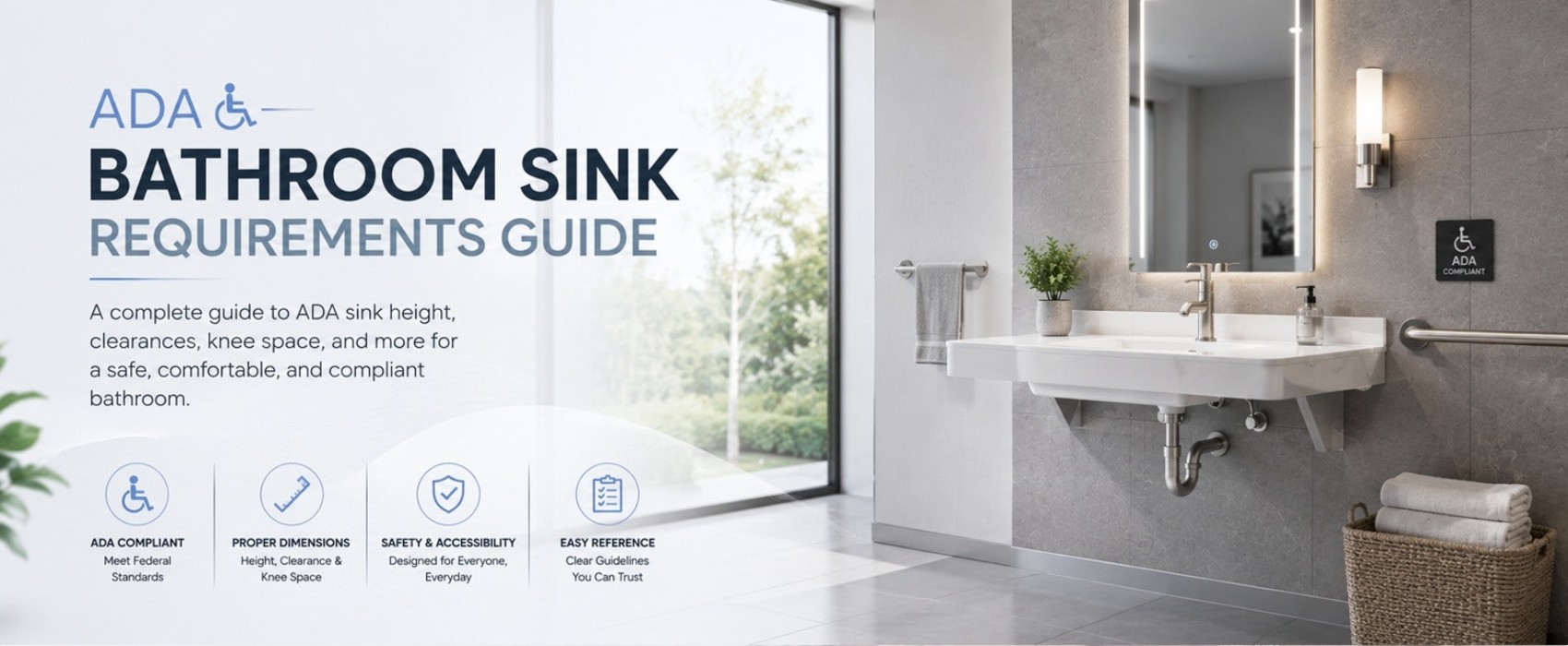 ADA Compliant Bathroom Sink Requirement Guide